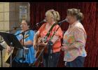 The Bandanas provided musical entertainment during Saturday’s luncheon. Photo by St. Charles Press Editor Laura Berndt. 
