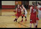 Gilmanton senior Julia Branger looked to drive past her defender.