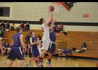 E-S junior Tanner Engen made a strong move to the basket for a pair of his nine points.