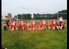 Assisting with summer youth football camps is another activity that gets the E-S players involved with kids in the community.
