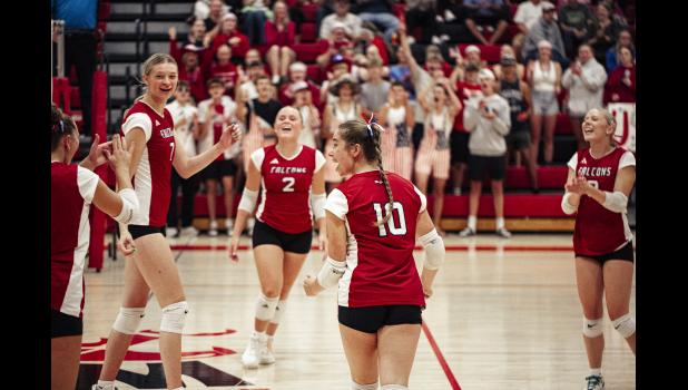 The Falcons keep their spirits up despite the unexpected losses to their team. Photos by Sophie Horgan | Editor