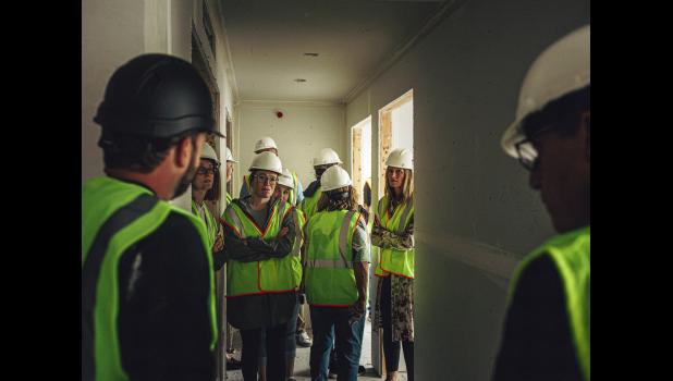 The units offered comfortable floor plans.