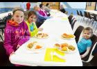 Katie, Abigail and Elsie Hoffman enjoy lunch at the Resource Rally, held on Sunday, April 26th. Photo by St. Charles Press Editor Laura Berndt. 